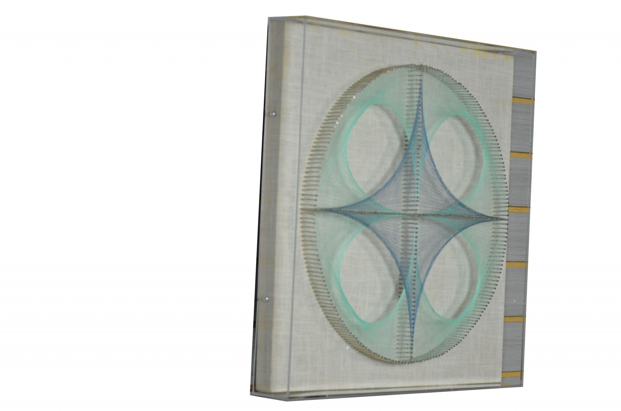 9" x 2" x 18" Multicolor, Delectable, Glass And Fabric - Shadow Box