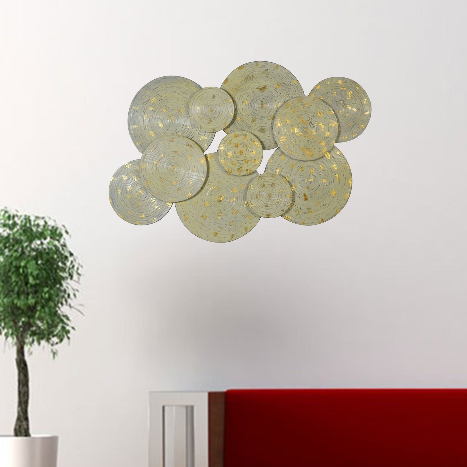 18" x 2" x 32" Beige, Wood And Glass - Shadow Box