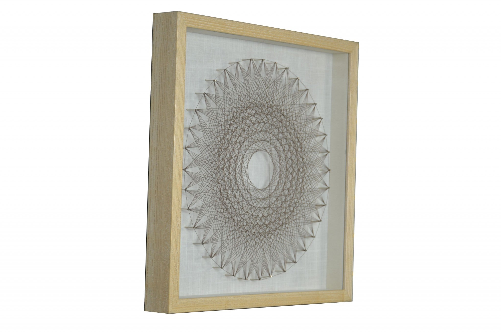 15" x 2" x 20" Stunning Brown, Wood And Glass - Shadow Box