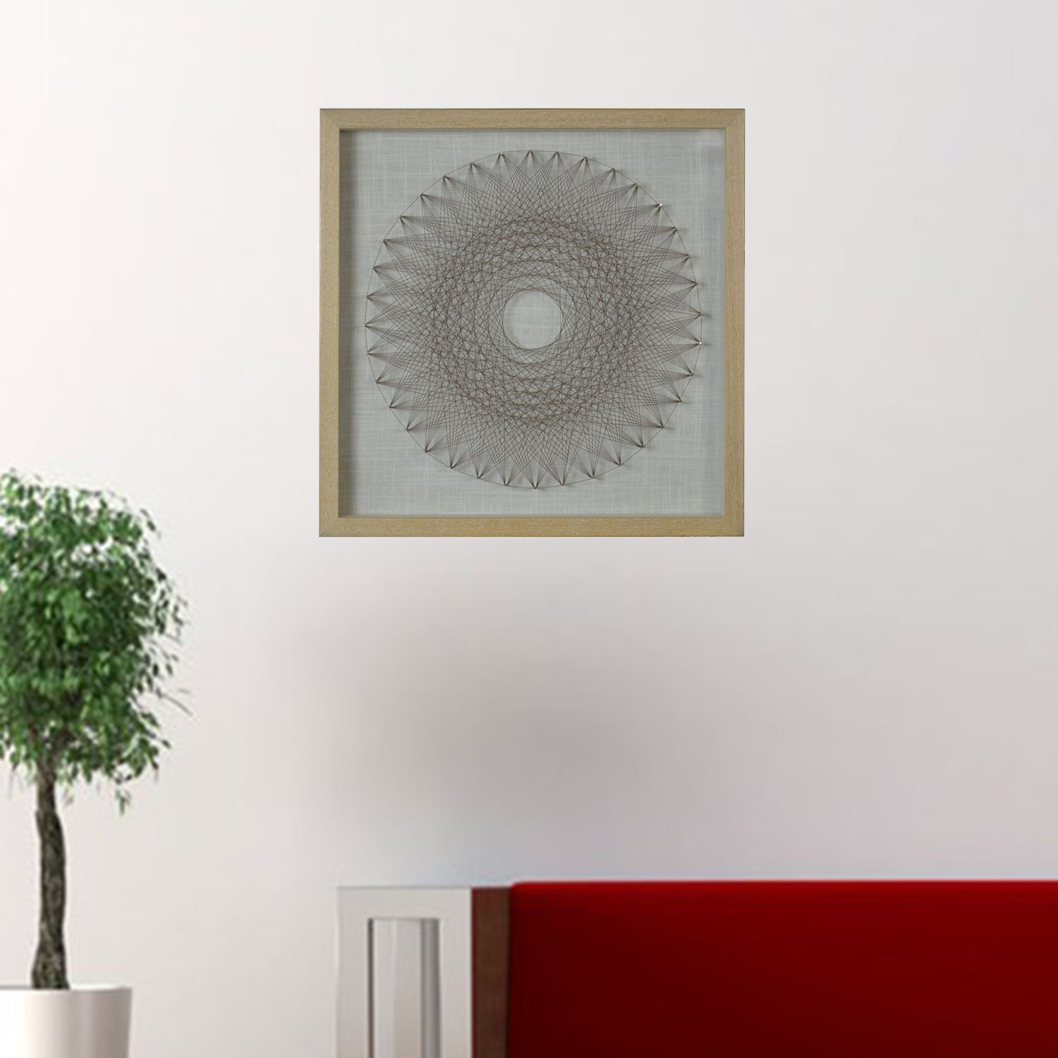 15" x 2" x 20" Stunning Brown, Wood And Glass - Shadow Box