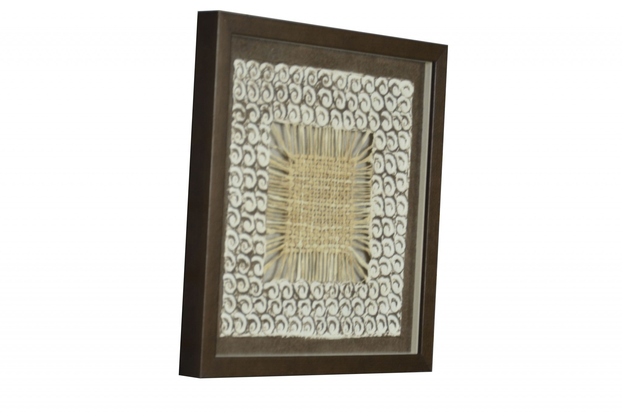 5" x 1" x 16" Classic Brown, Wood And Glass - Shadow Box