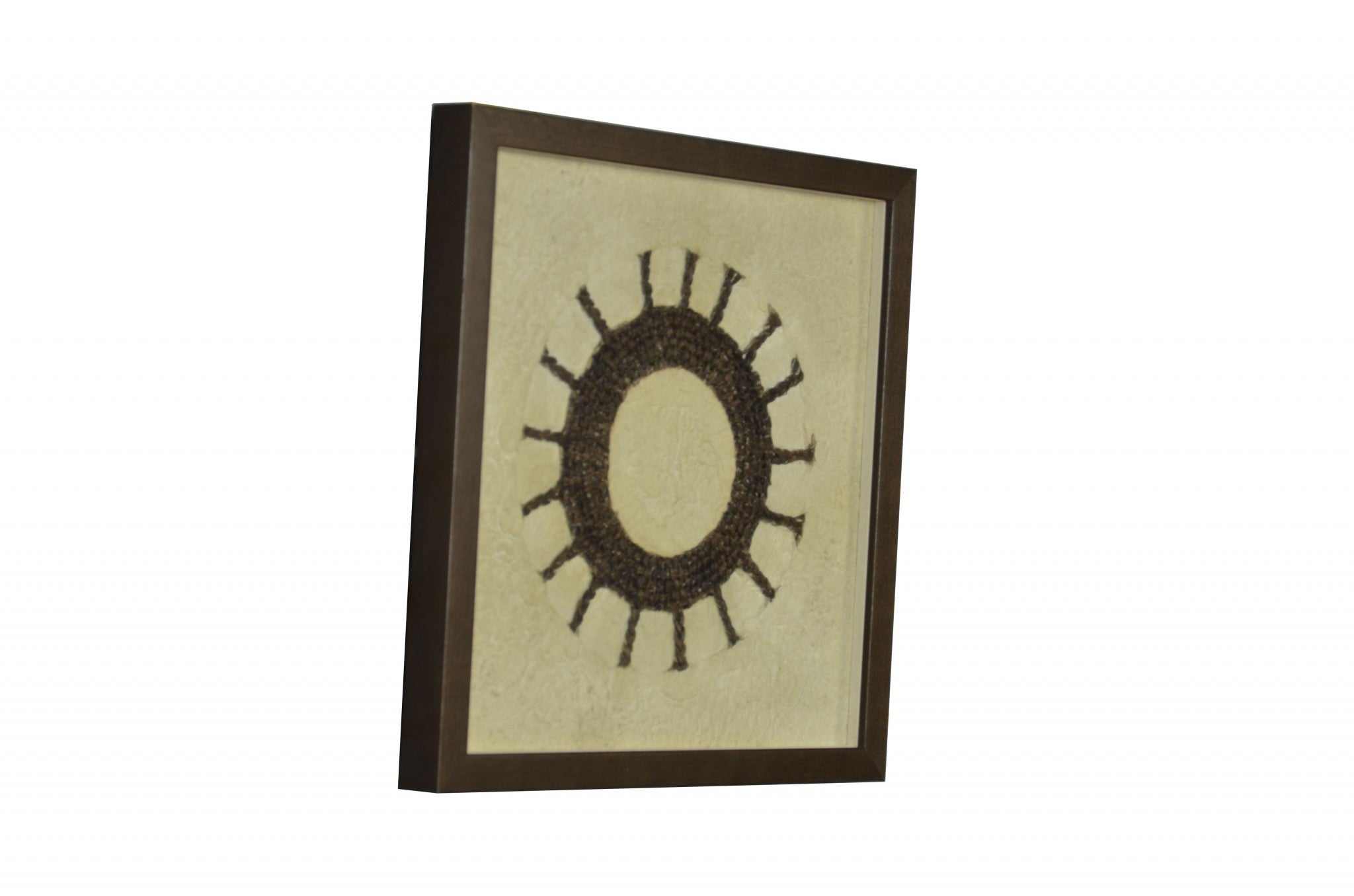 5" x 16" Brown, Wood And Glass - Shadow Box