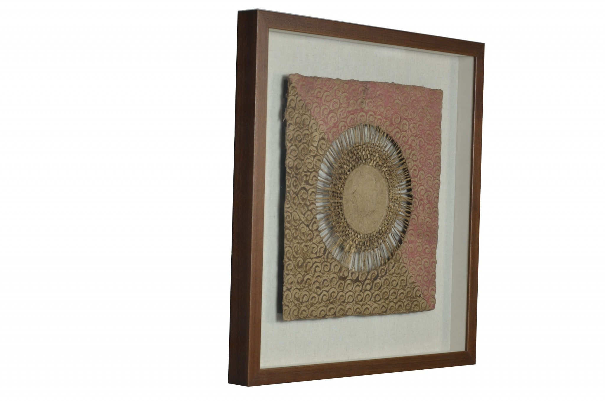 11" x 2" x 24" Cool Brown, Wood And Glass - Shadow Box