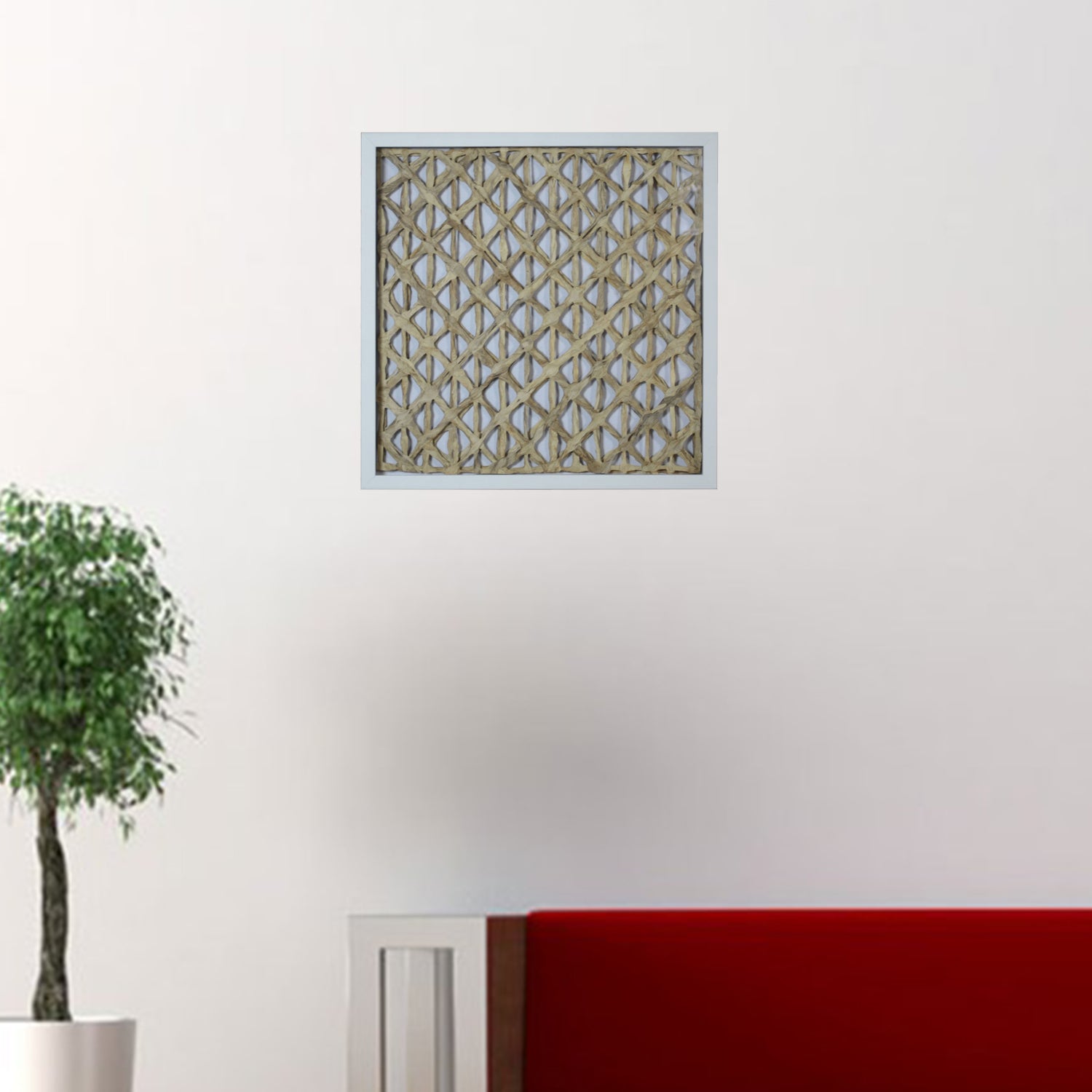 Natural Light Wood And Glass Shadow Box