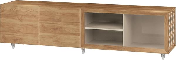 78.74" X 19.71" X 19.68" Modern TV Stand With Silicone Wheels