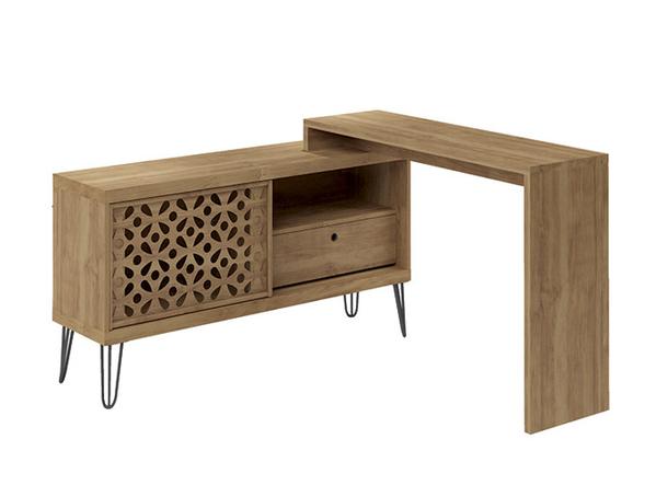 77" X 12.9" X 29.6" Versatile and Unique TV Stand With Desk