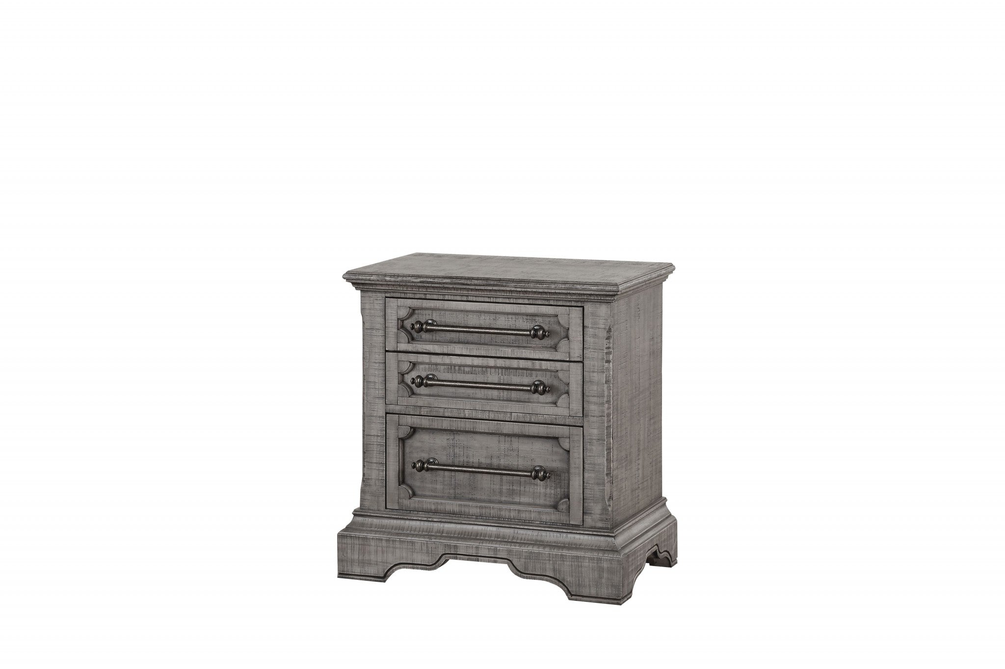 17" X 28" X 29" Salvaged Natural Wood Nightstand