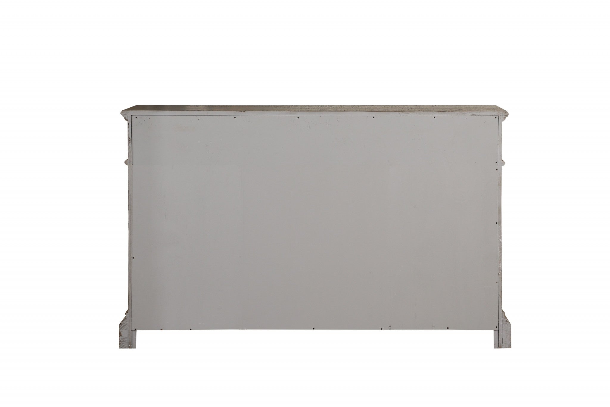 18" X 68" X 42" Salvaged Natural Wood Dresser