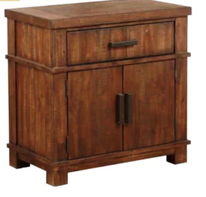 17" X 29" X 29" Cherry Oak Wood Nightstand