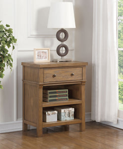 17" X 24" X 30" Reclaimed Oak Wood Nightstand