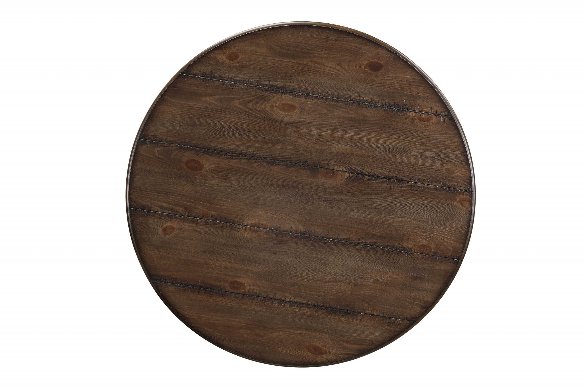 31" X 31" X 41" Walnut Sandy Black Metal Wood 3Pc Pk Bar Set