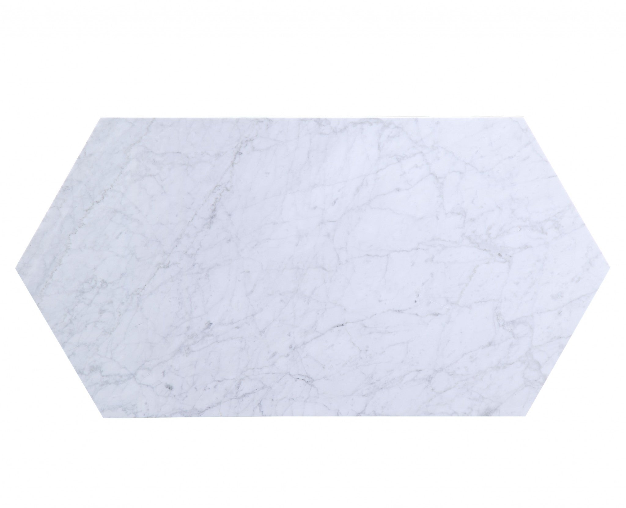 20" X 40" X 18" Gray Marble Wood Coffee Table