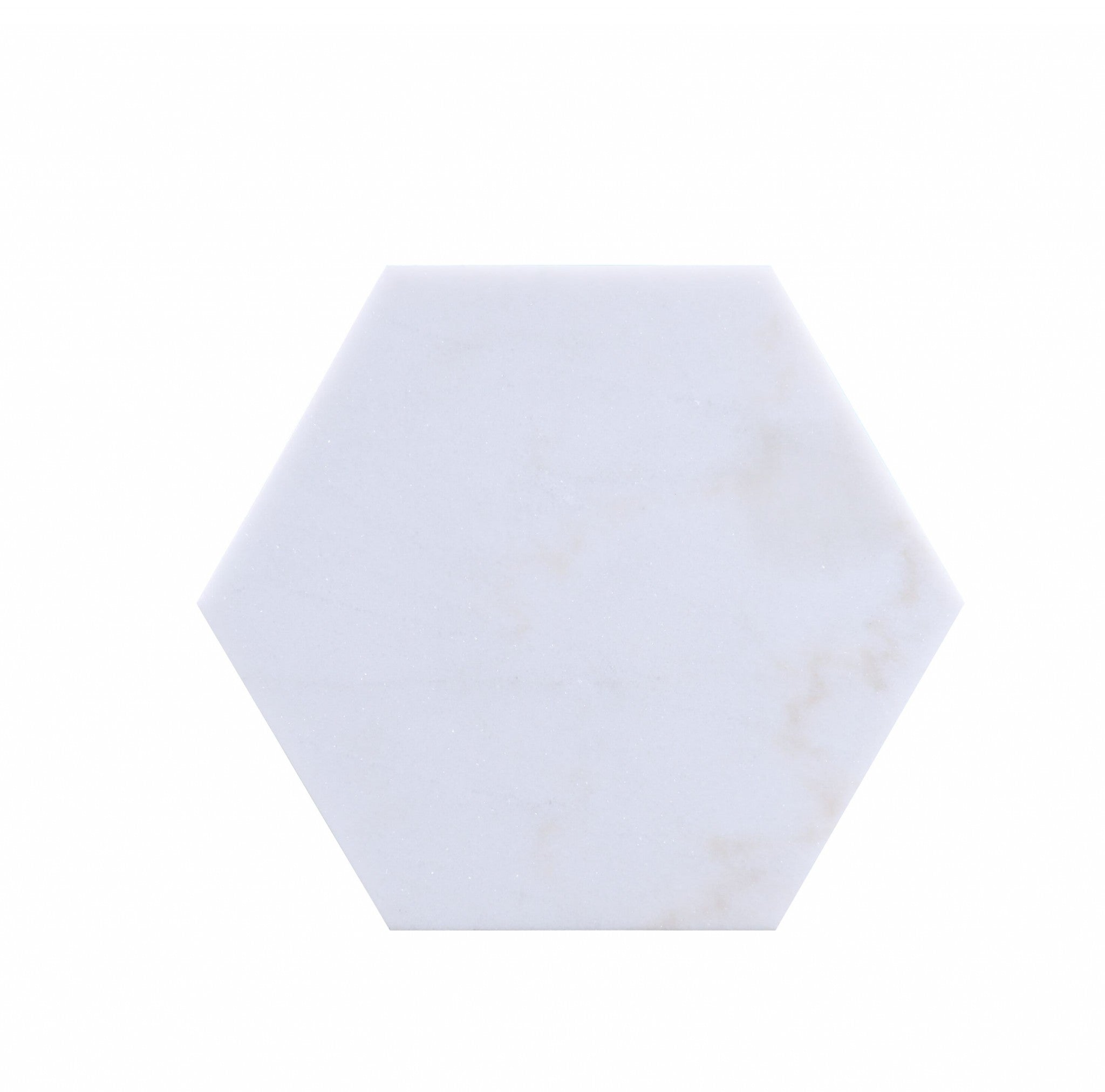 16" X 18" X 20" White Marble Wood 2Pc Pk End Table