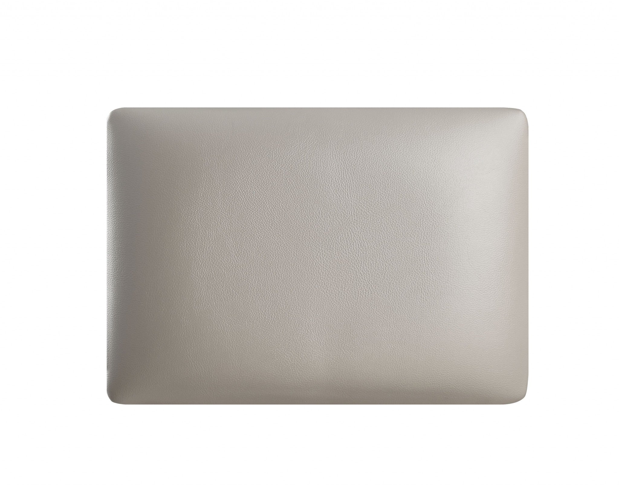 18" X 43" X 47" PU Silver Wood Mirror Upholstered (Seat) Vanity Set