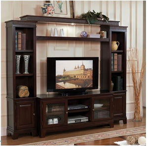 13" X 94" X 79" Wood Entertainment Center