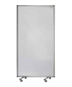 106" x 1" x 71" White, Metal and PVC Resilient - Screen