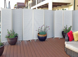 71" x 1" x 71" White, Metal And Alloy - Screen