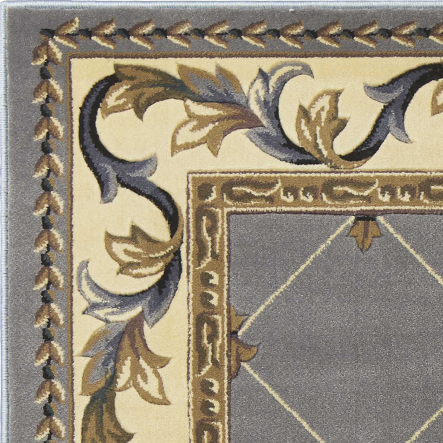 7' x 10'  Polypropylene Slate Blue Area Rug