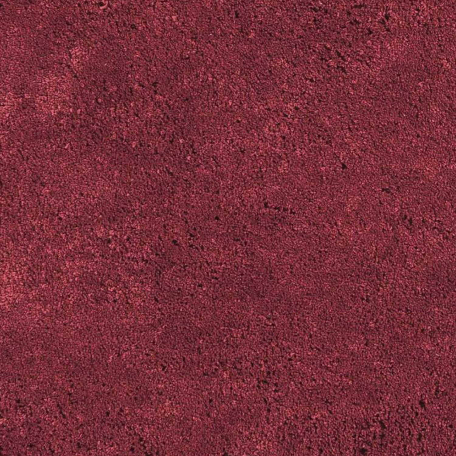 8' Round  Polyester Red Area Rug