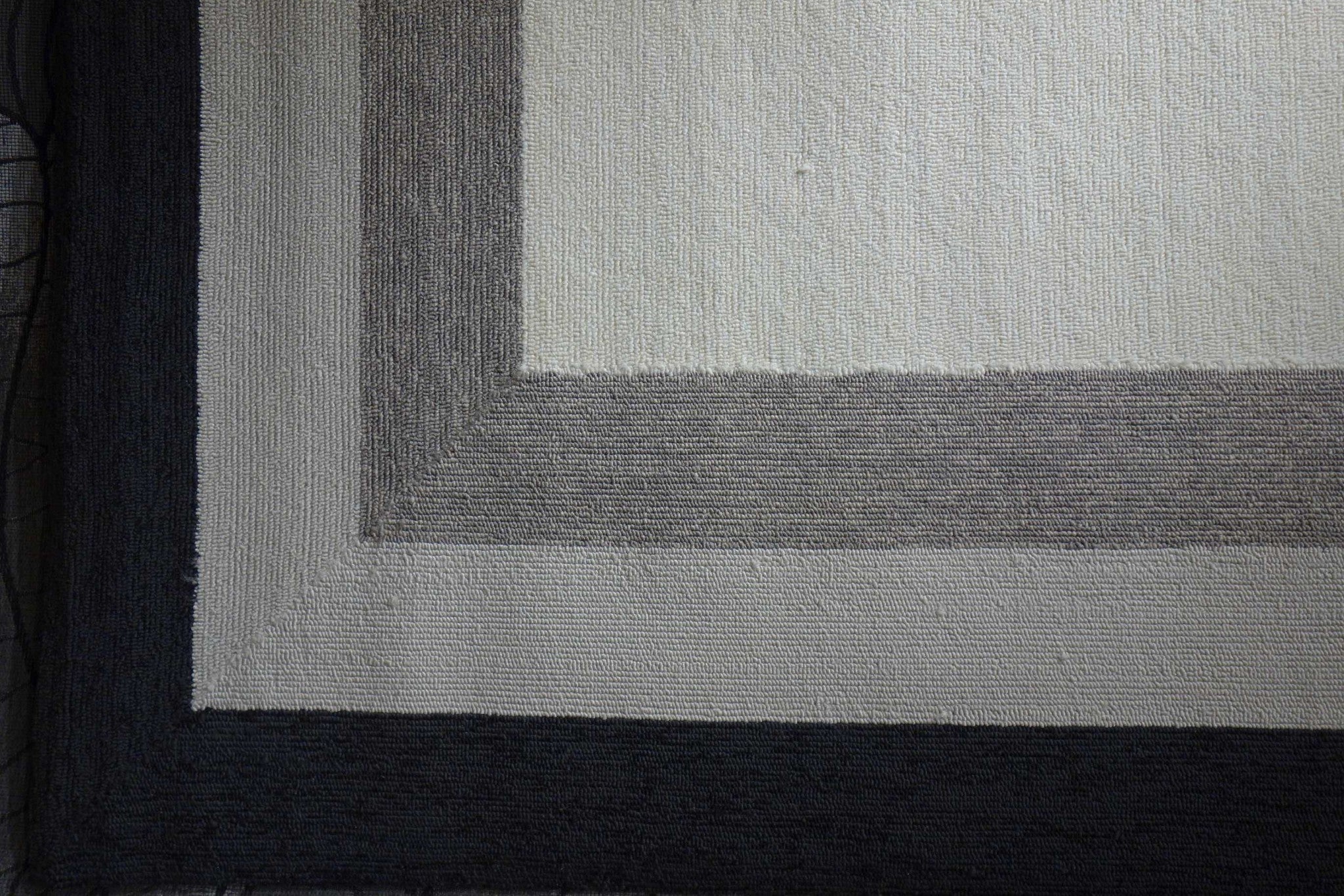 6' x 9'  UV treated Polypropylene Charcoal Area Rug