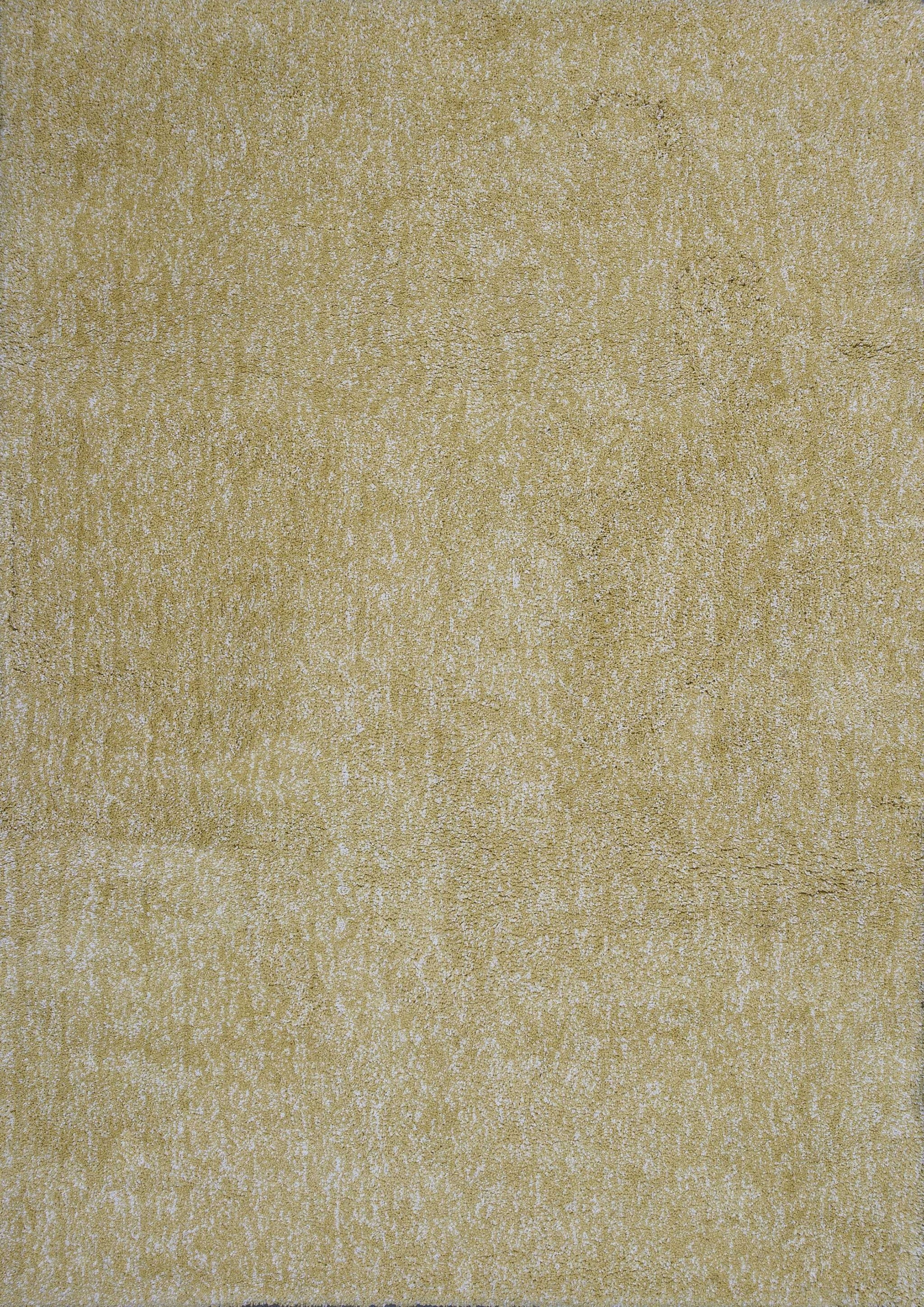 7' x 9'  Polyester Yellow Heather Area Rug