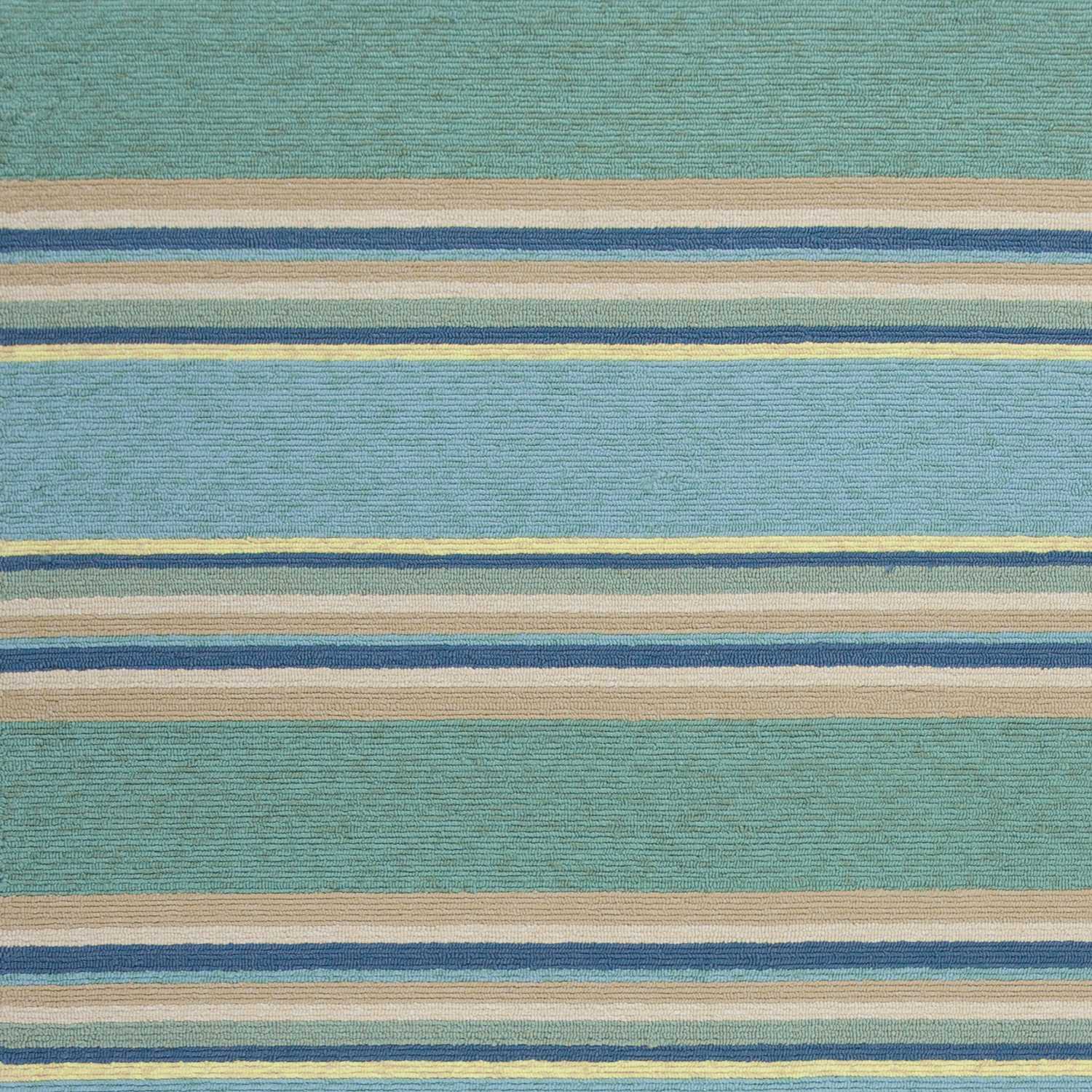 7' x 9'  UV treated Polypropylene Ocean Area Rug
