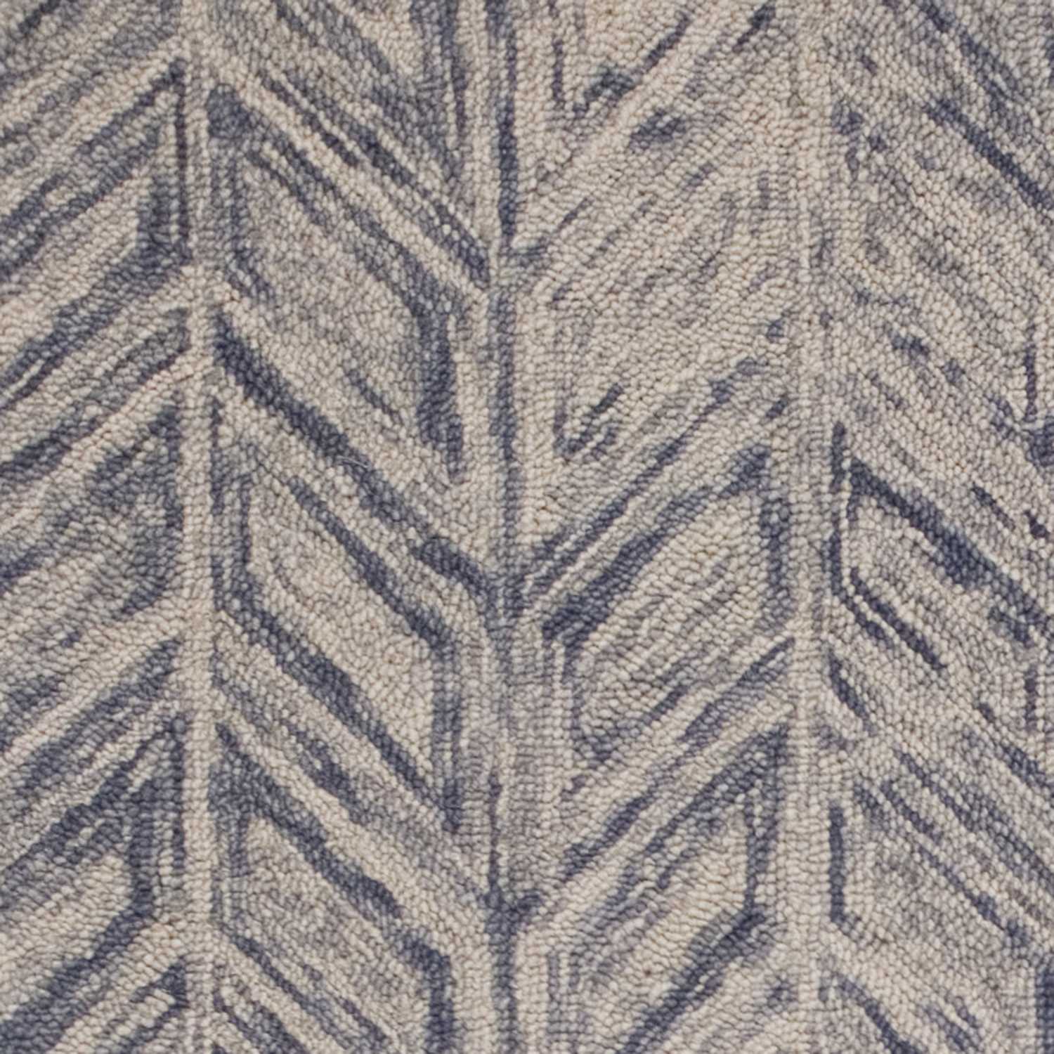 8' x 10'  Wool Blue Area Rug