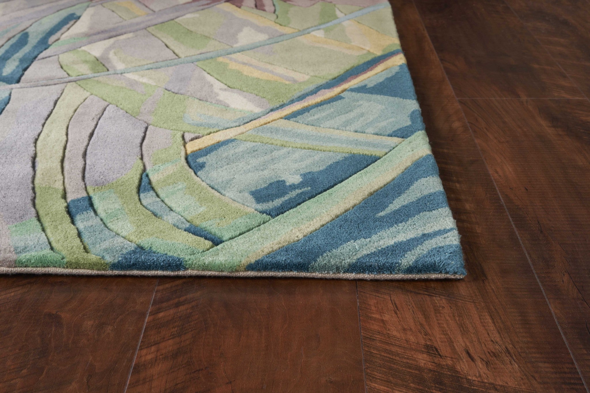 5' x 8'  Wool Ivory or Lilac Area Rug