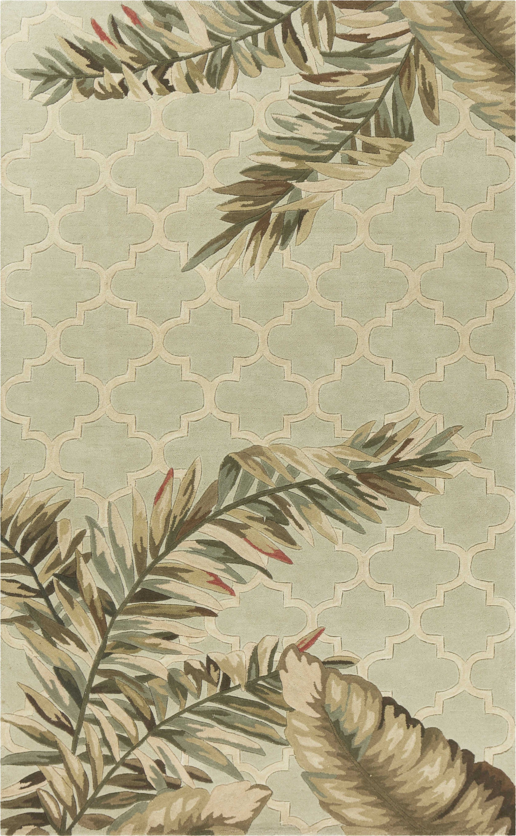 5' x 8'  Wool Sage Area Rug