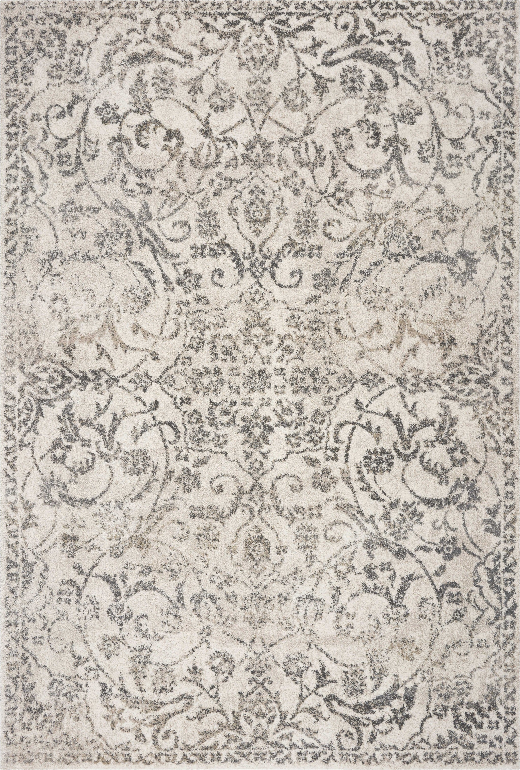 7' x 9'  Polypropylene Ivory  Area Rug