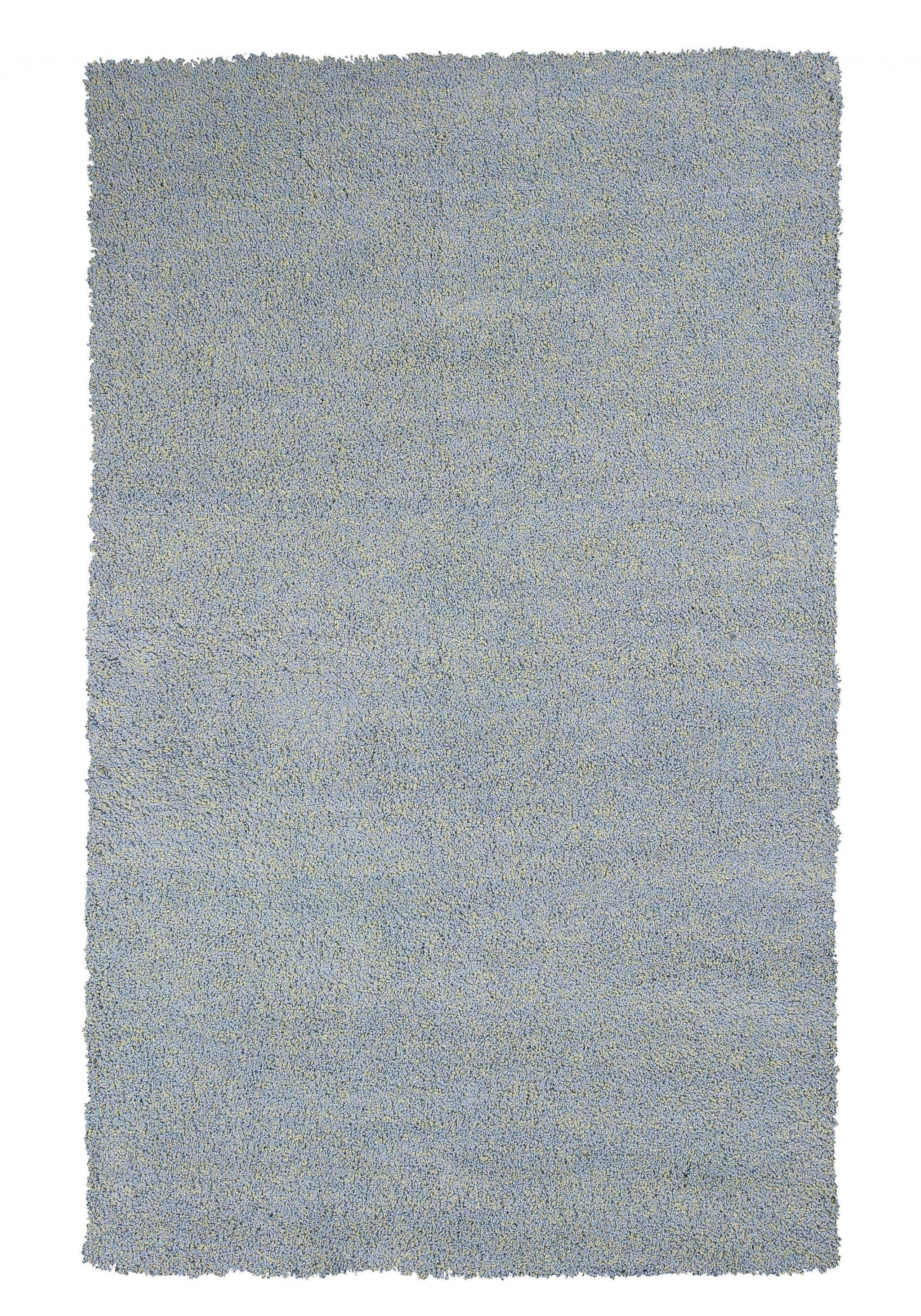8' x 11'  Blue Heather Shag Area Rug