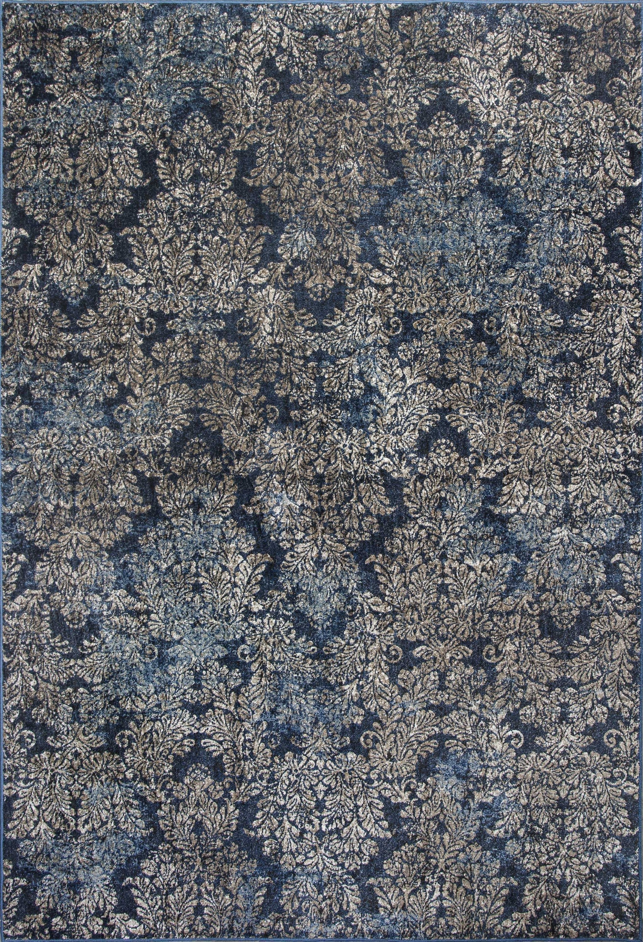 7' x 11'  Viscose Slate Area Rug