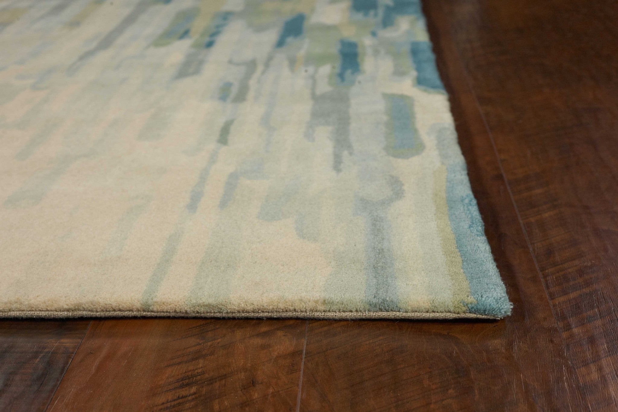 5 x 8  Wool Green Area Rug