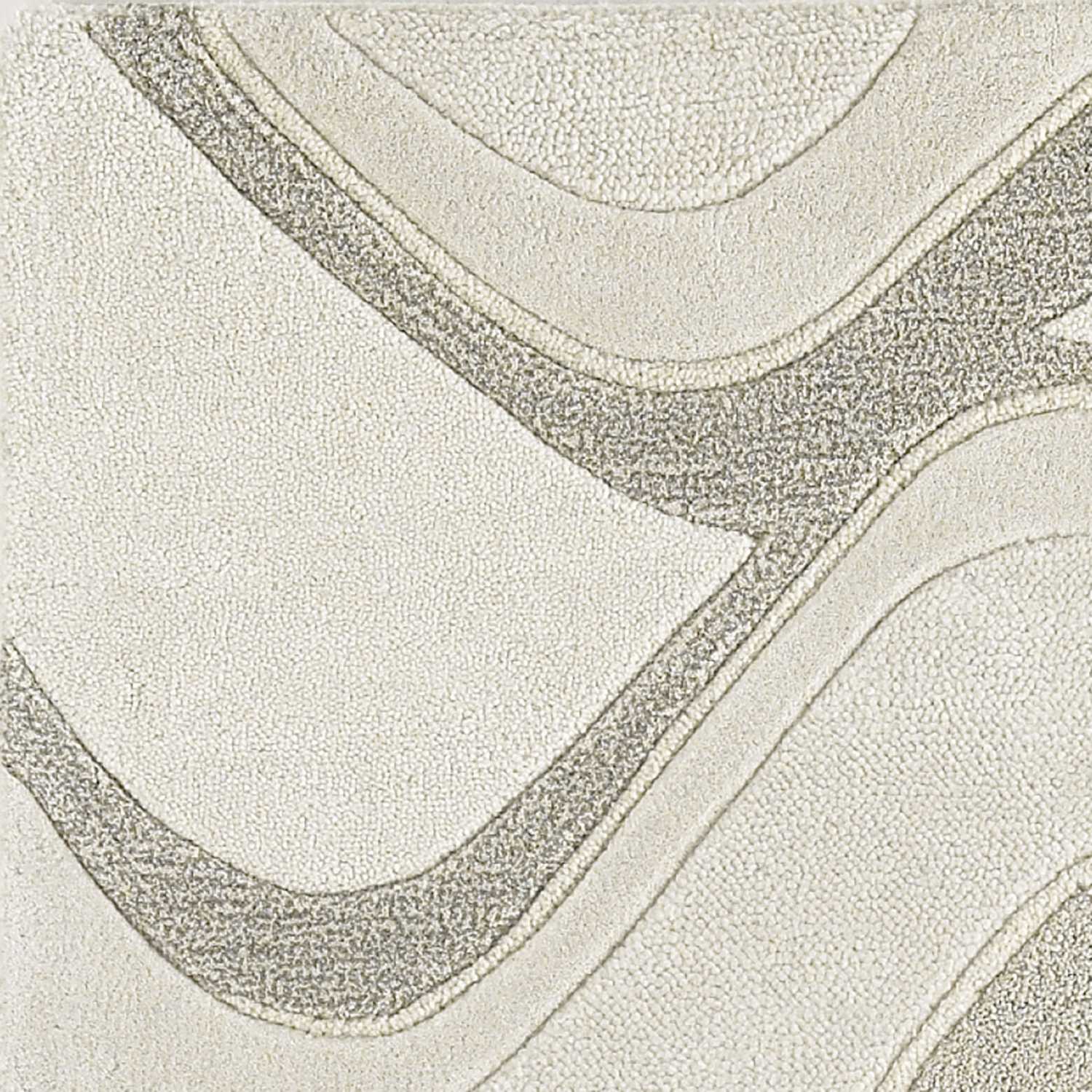 8' x 10' 6" Wool Ivory  Area Rug
