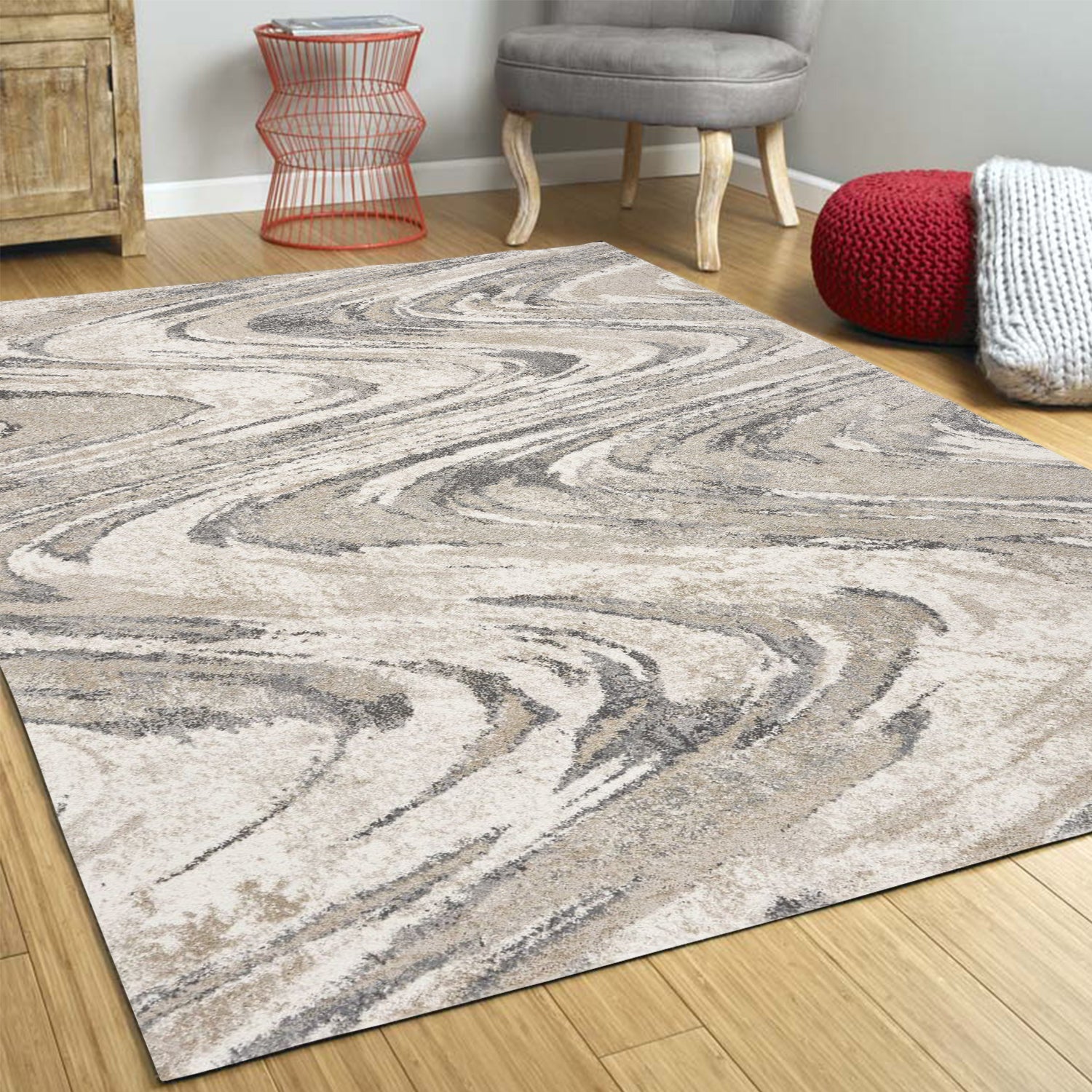 8' x 13' Polypropylene Natural Area Rug