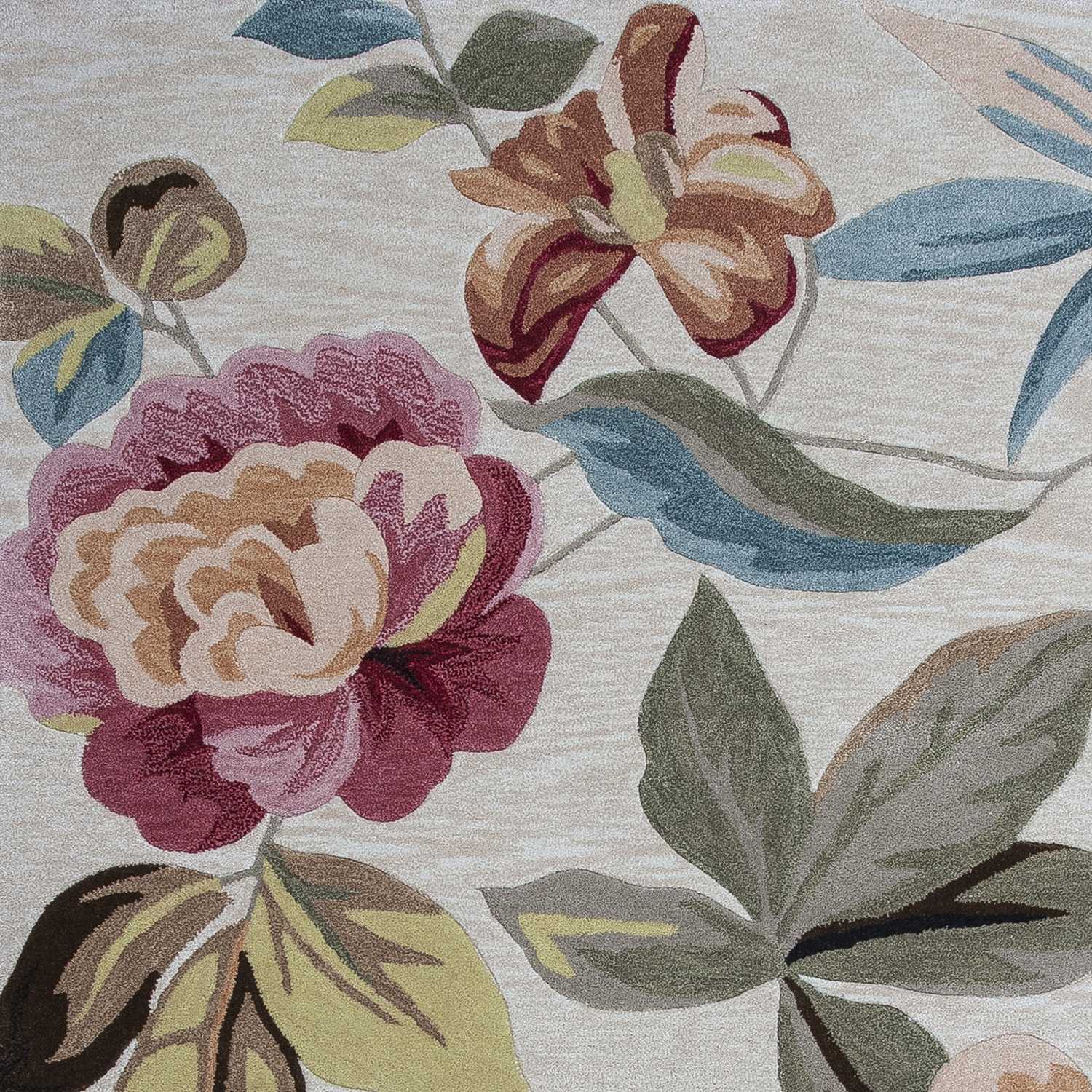 8' x 10' 6" Polyester Sand Area Rug