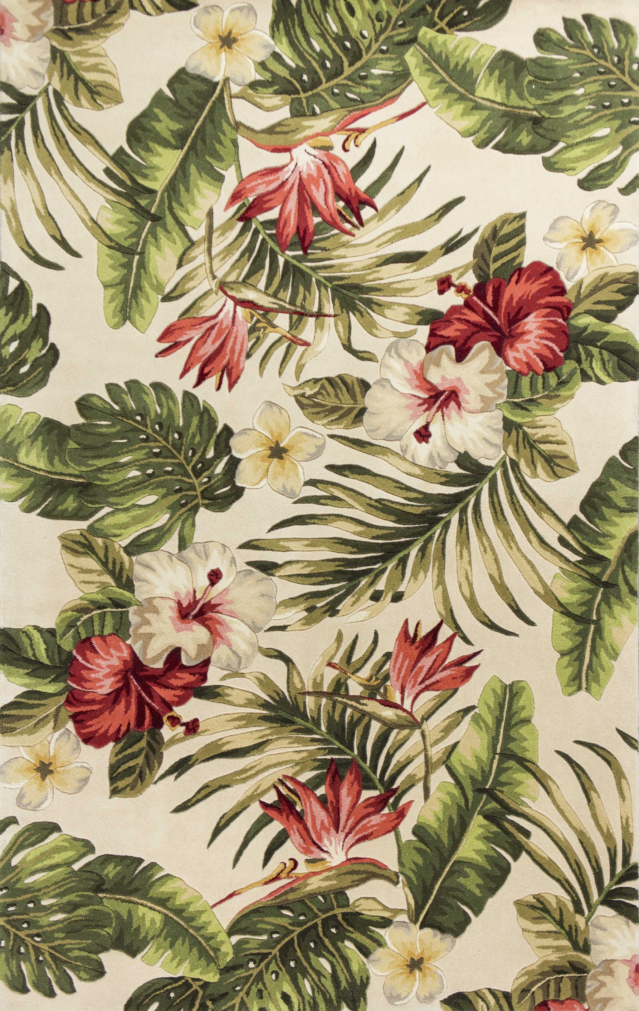 7' x 10'  Wool Ivory  Area Rug