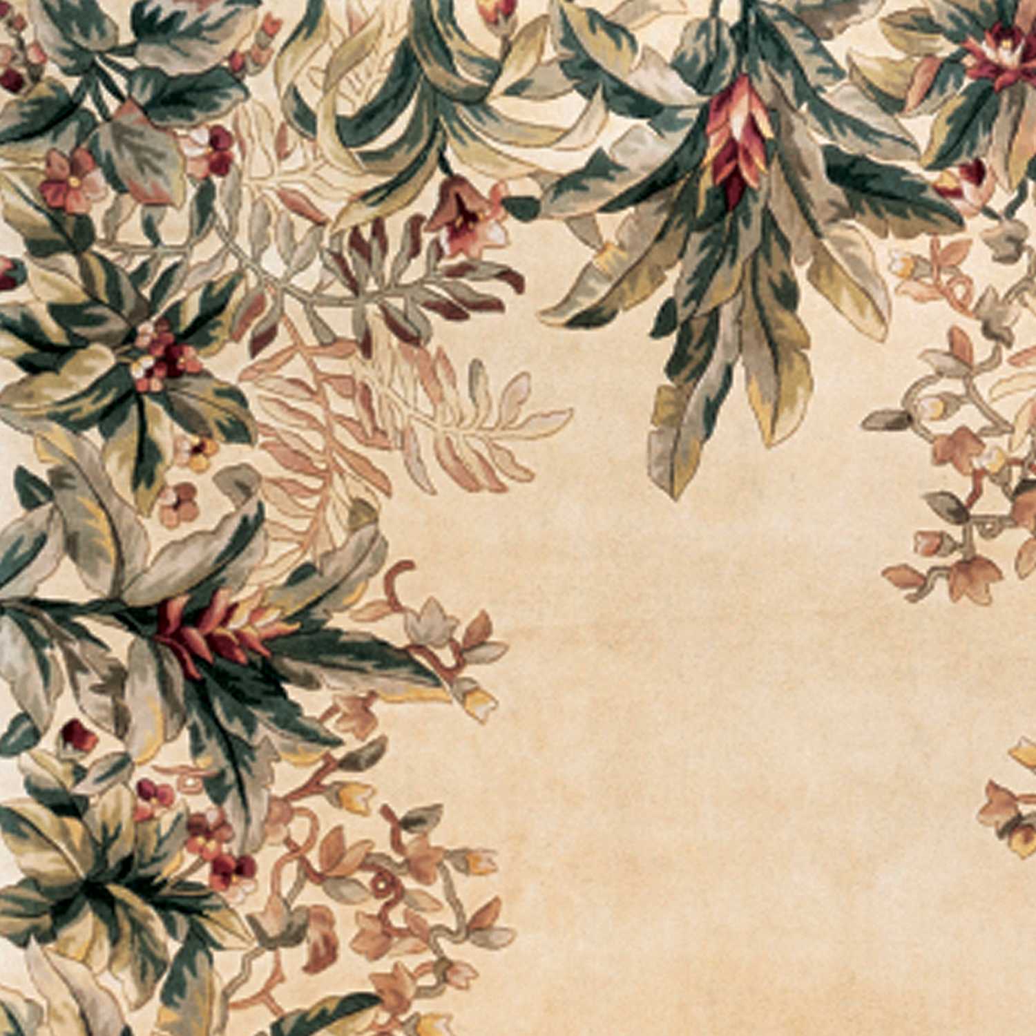 8' x 11'  Wool Ivory  Area Rug