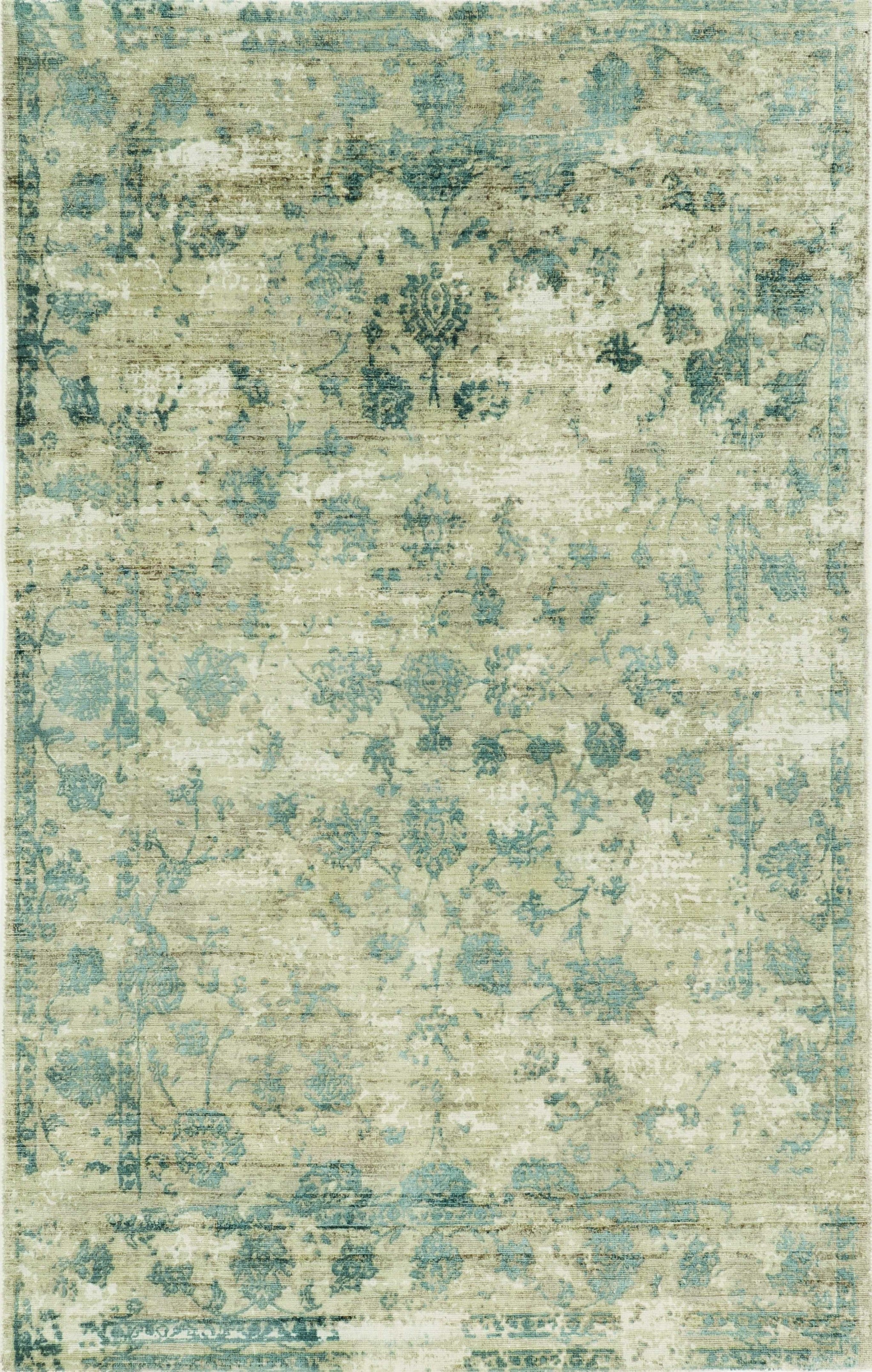 7' x 10'  Viscose Sand or  Blue Area Rug
