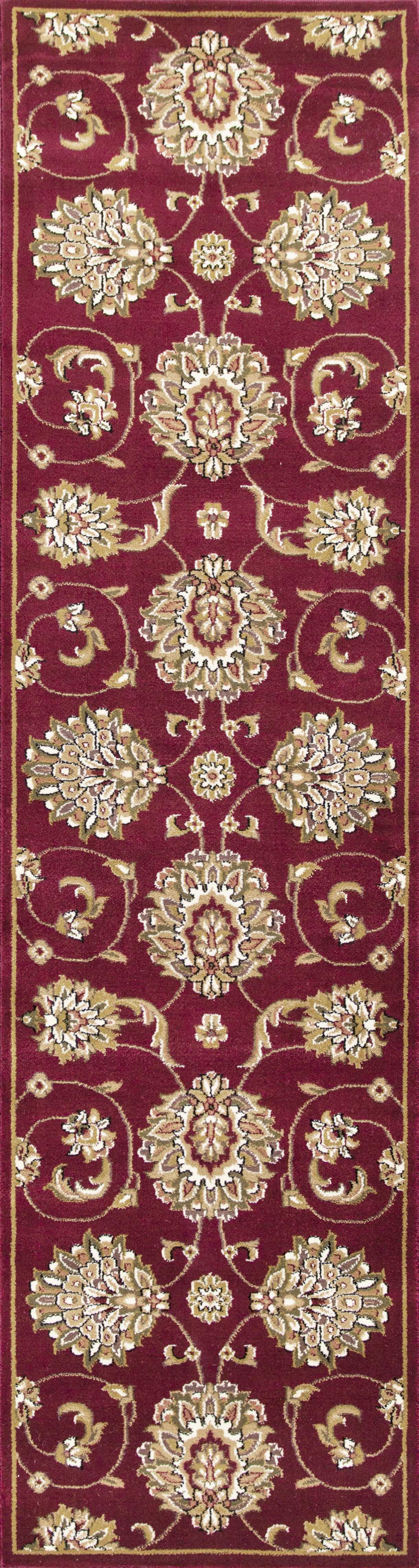 9' x 13'  Polypropylene Red Area Rug