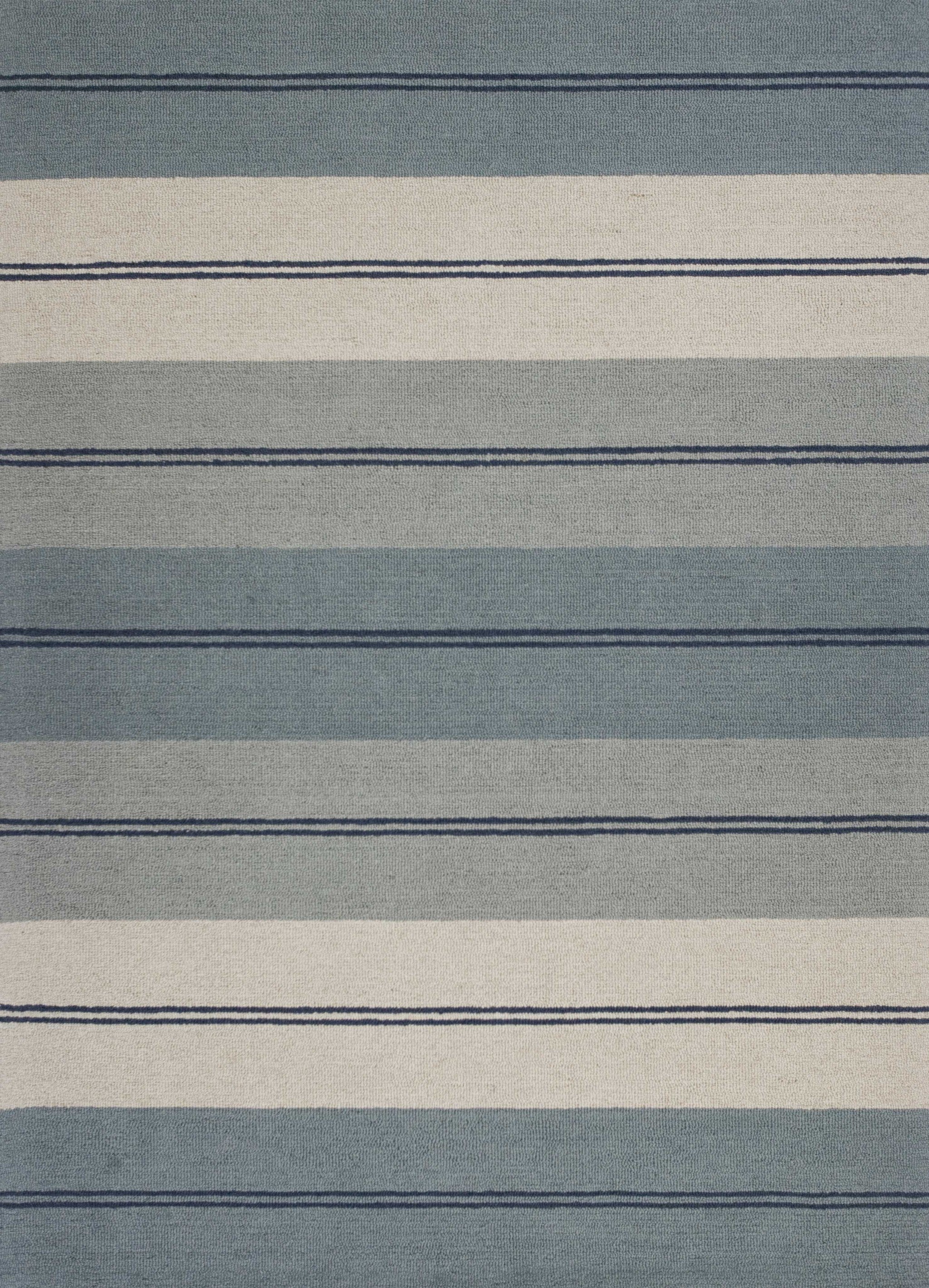 9' x 12'  Wool Ivory or Blue Area Rug