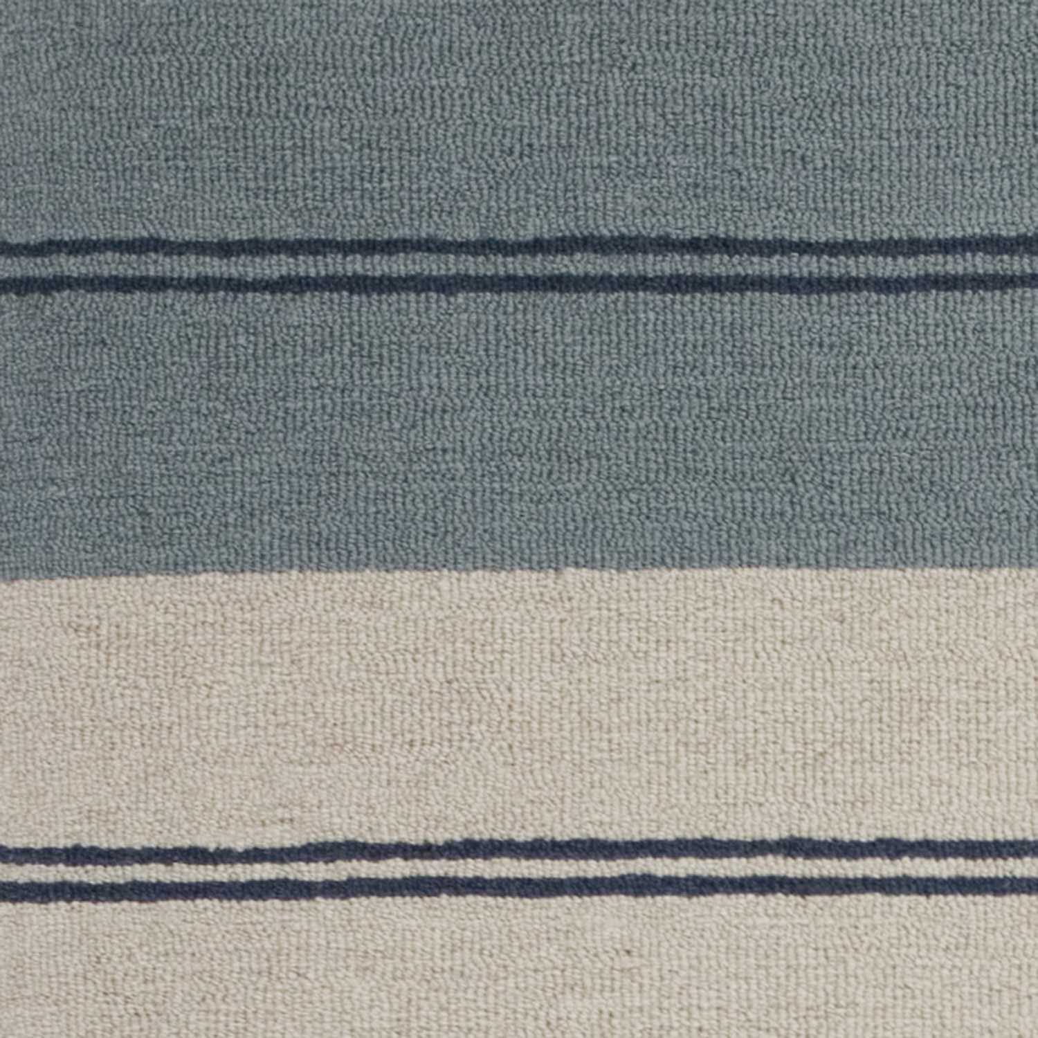 9' x 12'  Wool Ivory or Blue Area Rug