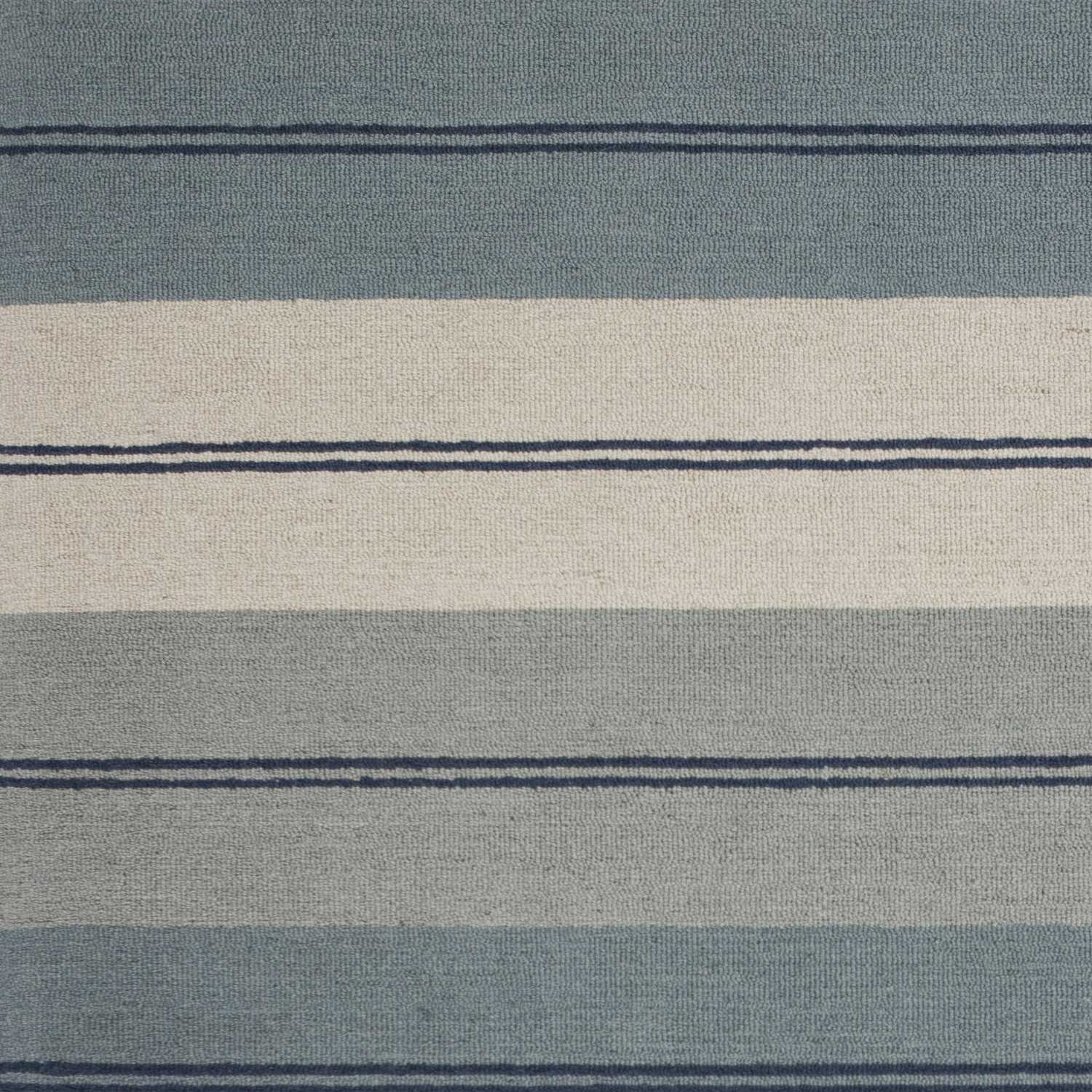 9' x 12'  Wool Ivory or Blue Area Rug