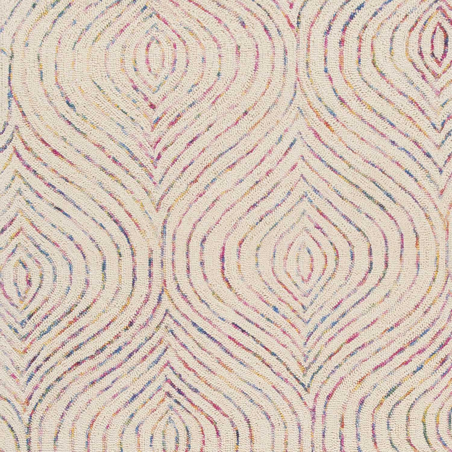 9' x 12'  Wool Ivory  Area Rug