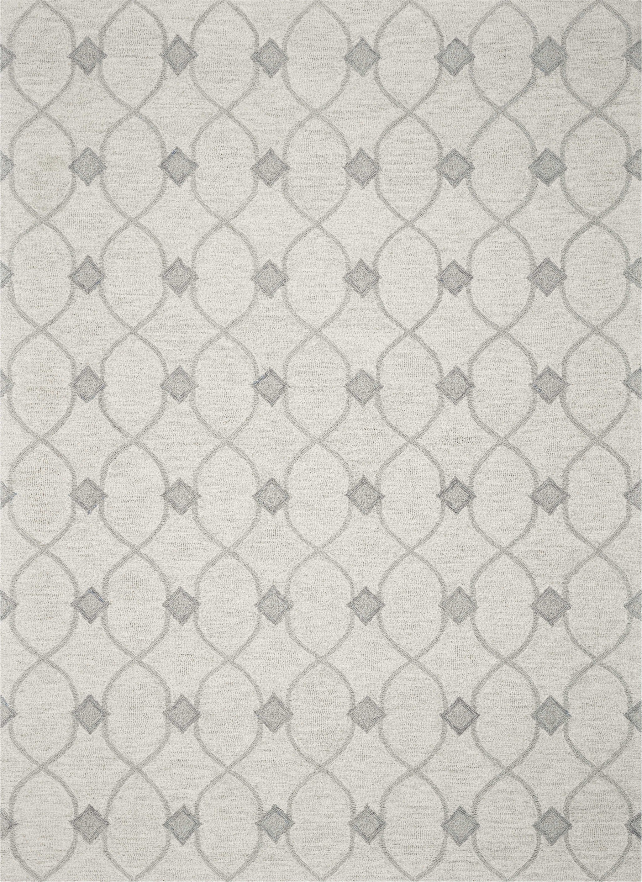 9' x 12'  Wool Ivory  Area Rug
