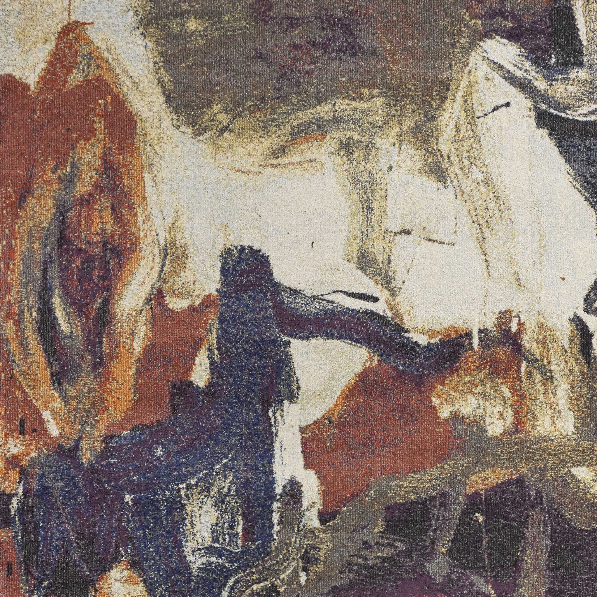 9' x 13'  Polypropylene Multi Area Rug