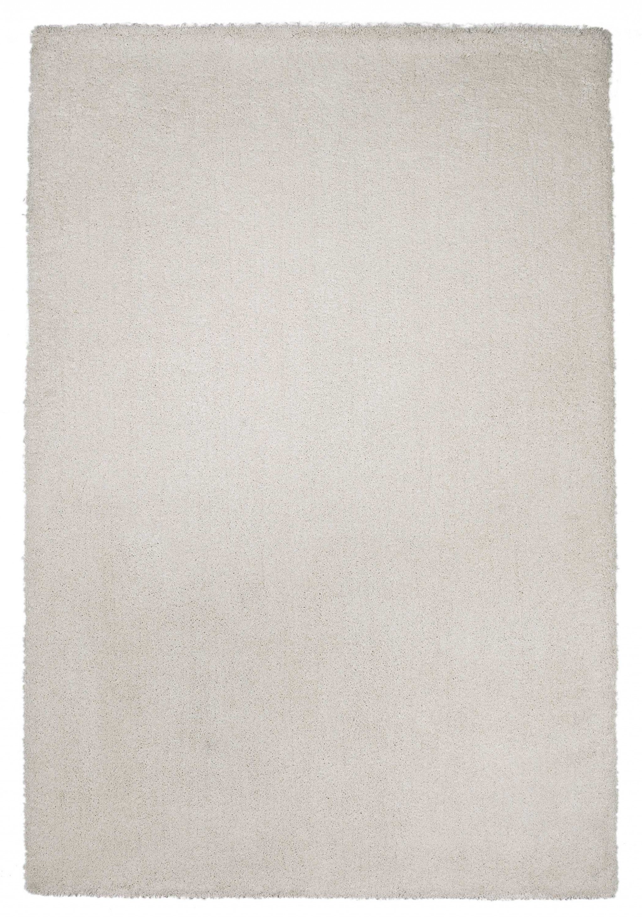 9' x 13' Polyester Ivory  Area Rug