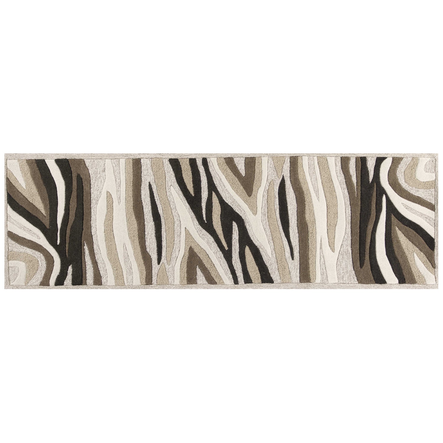 2' x 7' Runner Wool Natural Area Rug