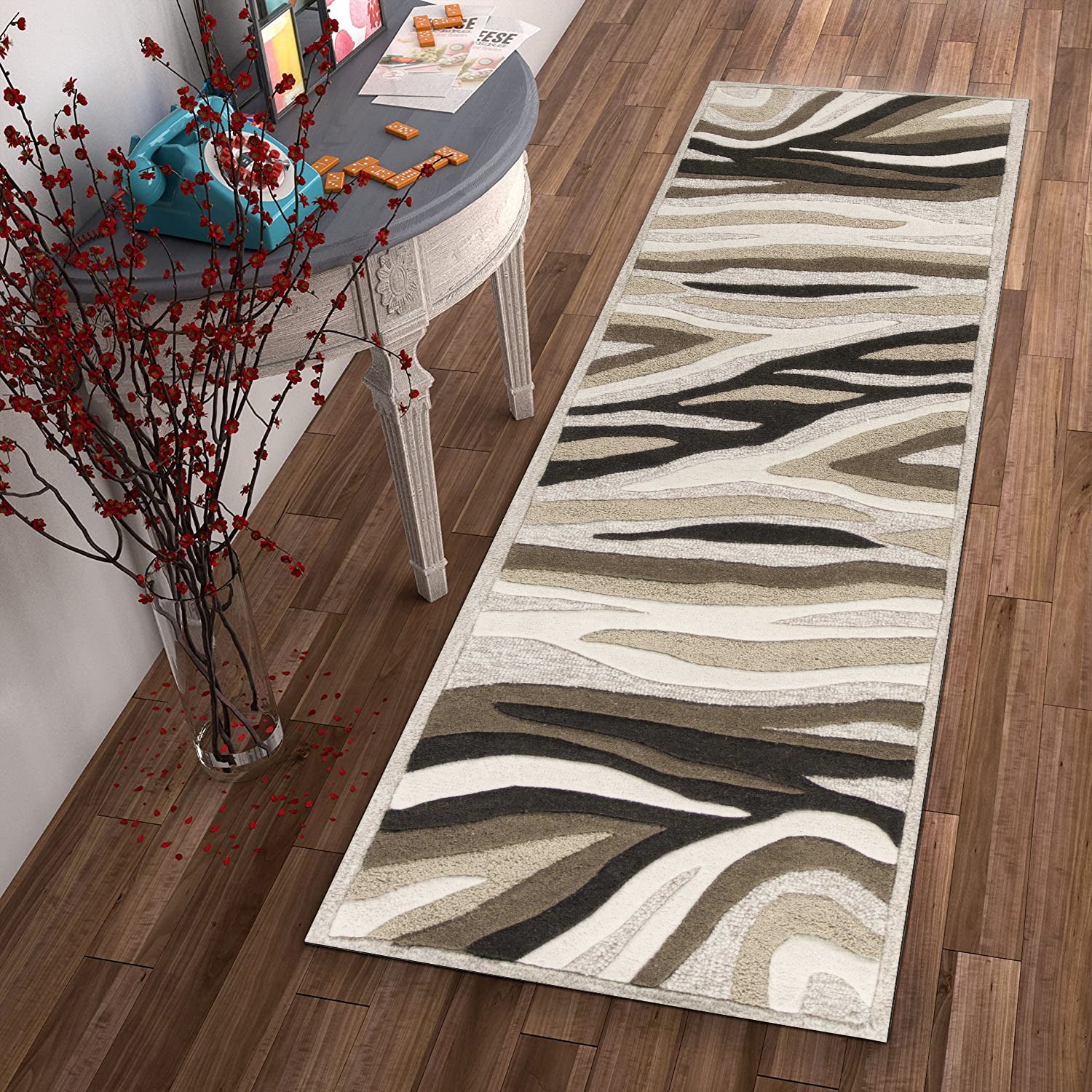 2' x 7' Runner Wool Natural Area Rug