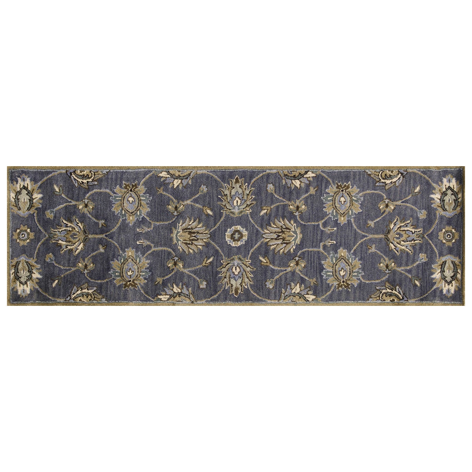 2' x 7' Runner Wool Midnight Area Rug